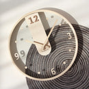 Axya Minimalist Transparent Wall Clock Creative Japanese Fashion Ultra-Quiet Clock
