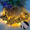 Axyaa Moon Star LED String Lights Eid Ramadan Home Decoration Party Supplies