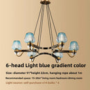 Axyaa European Retro Copper Pendant Light for Modern Dine & Living Room Decor