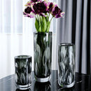 Axyaa Crystal Clear Glass Vase for High-End Flower Arrangements