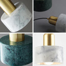 Axyaa Modern Marble Chandelier: Elegant LED Pendant Lighting for Home Décor