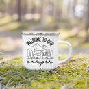 Axyaa Enamel Camping Mug Nature Hiking Travel Coffee Tea Cup