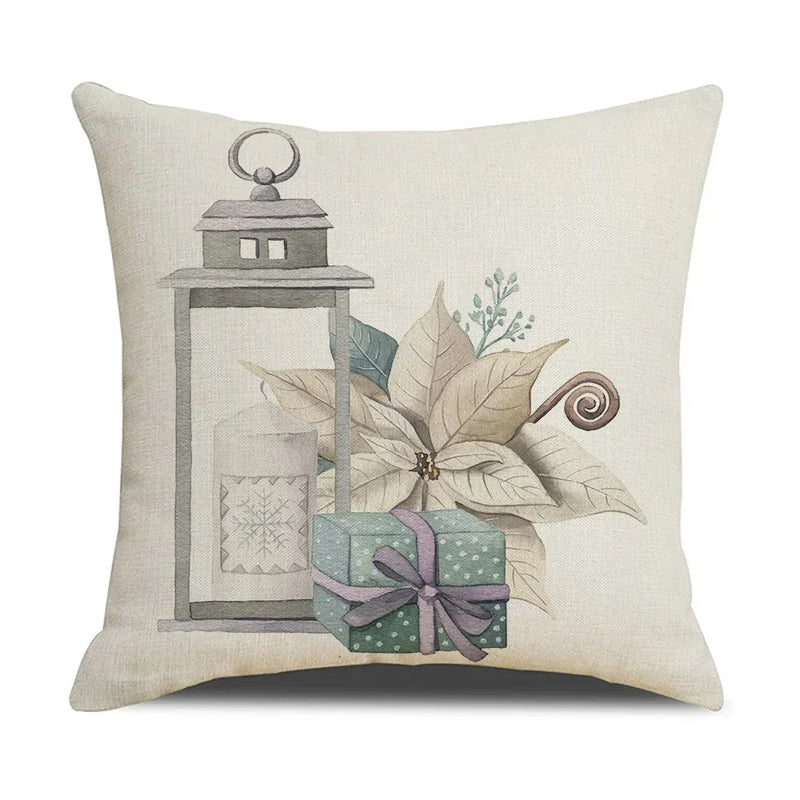 Axyaa Christmas Pine Branch Wreath Pillowcases 45x45 cm