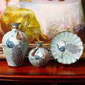 Axyaa Ceramic Vase Set for European Home Décor