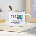 Teacher Enamel Mug by Axyaa - Creative School Water Cup - Perfect Teachers Day Gift