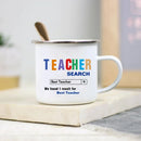 Teacher Enamel Mug by Axyaa - Creative School Water Cup - Perfect Teachers Day Gift