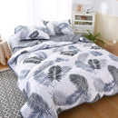 Axyaa Daisy Print Quilted Summer Quilt Set - Soft, Breathable, Washable, Comfortable