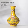 Axyaa Chinese Style Enamel Ceramic Vases Creative Home Office Decor