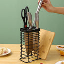 Stainless Steel Kitchen Knife Holder and Organizer Shelf - Axyaa
