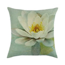 Axyaa Floral Linen Pillowcase 45x45cm