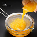 Axyaa Stainless Steel Flour Sieve Colander with Long Handle