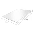 Axyaa Acrylic Cutting Board with Lip: Anti-slip Kitchen Chopping Board & Counter Protector