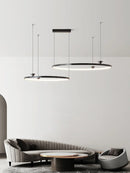 Axyaa Minimalist Annular Pendant Lamp: Italian Style, Designer, Creative, for Living Room, Dining Room