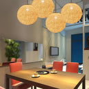 Axyaa Rattan Hemp Ball Chandelier