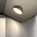 Axyaa Nordic LED Ceiling Light: 20/30CM Semicircle Aluminum Fixture for Living Room, Bedroom, Hallway