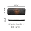 Axyaa Ceramic Sushi Plate Fish Dish for Hotel Restaurant Household Grilling