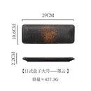 Axyaa Ceramic Sushi Plate Fish Dish for Hotel Restaurant Household Grilling
