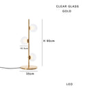 Axyaa Glass Ball Floor Lamp: Modern Mood Lighting for Home Decoration