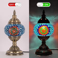Axyaa Handmade Glass Mosaic Table Light for Home and Hospitality Settings