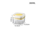 Axyaa Stackable Cereal Storage Container Vacuum Food Storage Box Transparent Jar