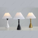 Axyaa LED Pleated Lamp with Touch Control and Rechargeable USB.