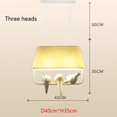 Axyaa Bird Cage Chandelier: Resin Retro Lamp for Dining, Bedroom, Kitchen Island