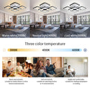 Axyaa Square LED Ceiling Light with Remote Control for Home, Restaurant, Hotel Lighting