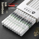 Axyaa Antibacterial Anti-Slip Chopsticks: Heat-Resistant, Mildew Proof, Ideal for Household.