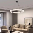 Axyaa Cloud Glass LED Chandelier: Italian Minimalist High-end Designer Lighting