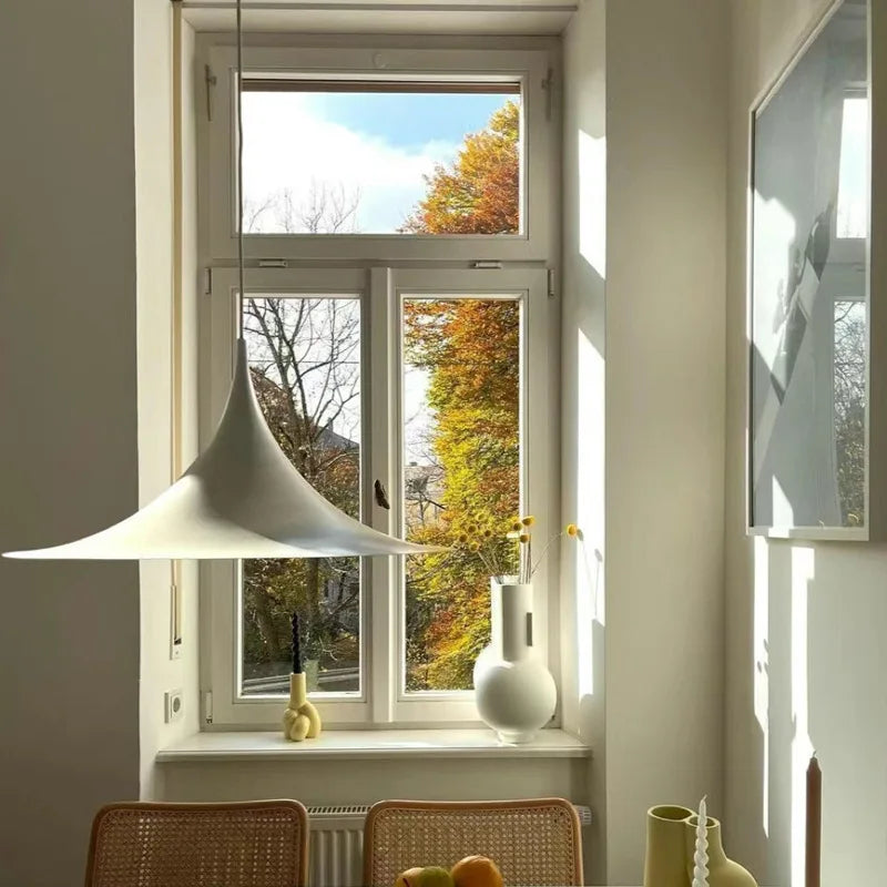 Axyaa Scandi Seim Pendant Single Head Lamp - Minimalist Chandelier