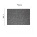 Axyaa Leather Dining Table Mat: Waterproof, Heat Resistant Insulation for Home Dining
