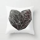 Axyaa Geometric Abstract Polyester Cushion Cover 45x45cm