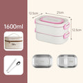 Axyaa Stainless Steel Lunch Box Set with Heat Retention for Office & Students