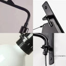 Axyaa Long Arm Rotatable Wall Lamp E27 Bulb Minimalist Design