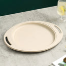 Axyaa Eco-Friendly Wheat Straw Dinner Plates Set - Lightweight Tableware