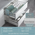 Axyaa Stainless Steel Drawer Organizer Bowl Basket Seasoning Holder Dish Rack
