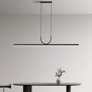 Axyaa LED Black Ceiling Chandelier for Kitchen Island Dining Room Lighting Fixture