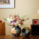 Ceramic Vase Set by Axyaa - Artistic Flower Vessels for Home Decor