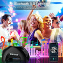 Axyaa Galaxy Star Projector LED Night Light with Bluetooth Speaker & Remote Control