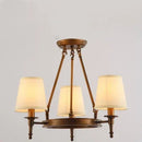 Axyaa Iron Art Chandeliers for Bedroom Dining Study Room, Modern Retro Pendent Lamps