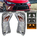 Axyaa LED Fog Lamps Toyota Camry 2015-2017 Front Headlight DRL Daytime Running Lights