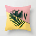 Axyaa Tropical Leaf Print Pillowcase for Living Room Sofa
