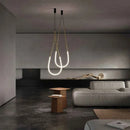 Axyaa Designer Duplex Nordic LED Chandelier for Living Room and Restaurant