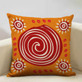 Axyaa Ethnic Style Linen Cushion Cover 45x45cm for Home Sofa Car Decoration