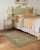 Axyaa French Retro Printed Rug for Living Room, Bedroom, Sofa, and Coffee Table