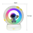 Axyaa Panda Astronaut LED Night Light for Kids - USB Rechargeable Silicone Bedside Lamp