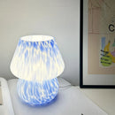 Axyaa Mushroom Lamp Cream Style Simple Interior Bedside Cute Girl Decor Desk Floor