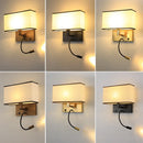 Axyaa LED Wall Lamp Modern Simple Bedroom Home Decor Scones Fixtures E27