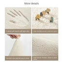 Axyaa Plush Carpet for Kids' Room - Large Area Rug, Soft Baby Crawling Mat