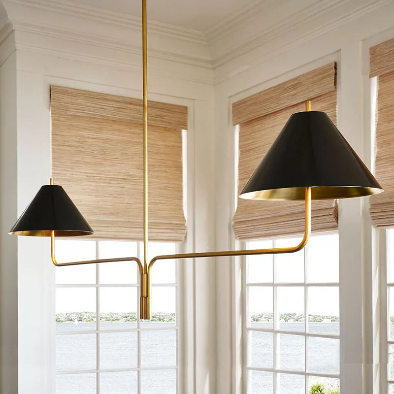 Axyaa Rustic Metal Pendant Chandelier for Dining Table